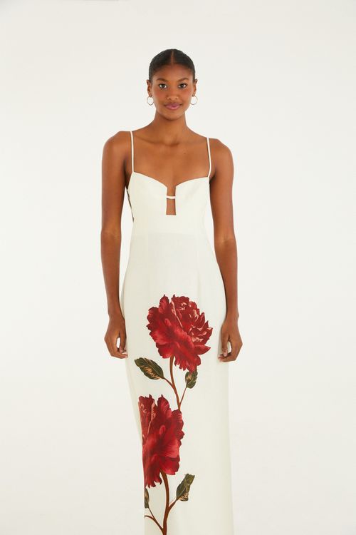 Vestido Cropped Flor Rosalia