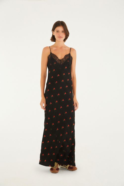 Vestido Lingerie Bordado Rosalia