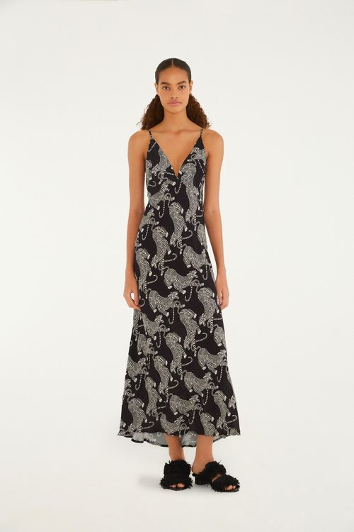 Vestido Alcinhas Tigre