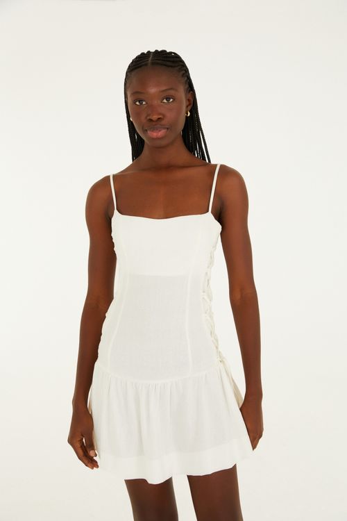 Vestido Curto Off White s