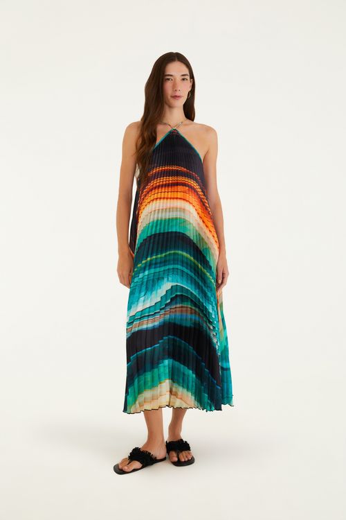 Vestido Plissado Talamanca