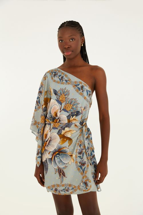 Vestido Curto Jardim Real