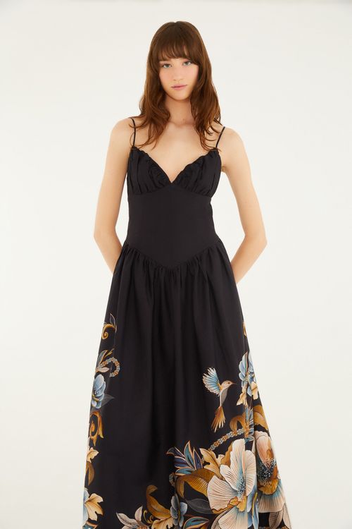Vestido Cropped Jardim Real