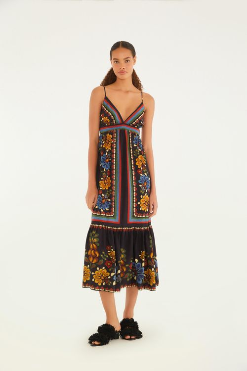 Vestido Cropped Lenco Latina