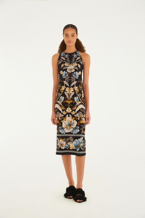 Vestido Midi Jardín Real