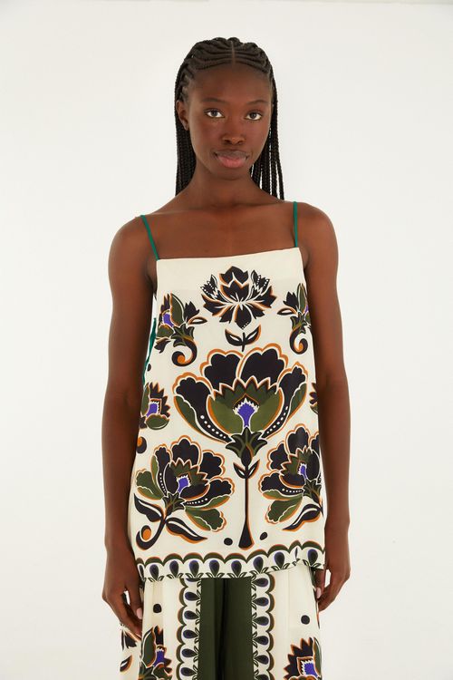 Blusa Floral Arabesque