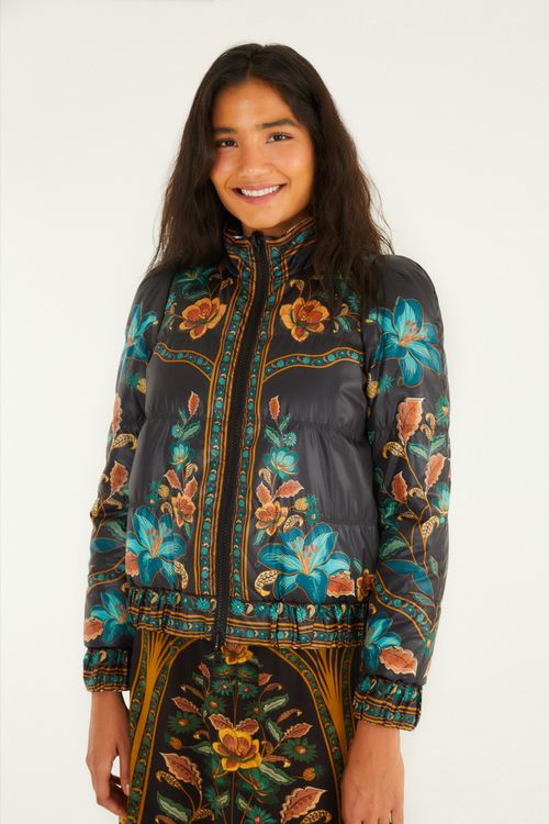 Chaqueta Puffer Cogu Marrón