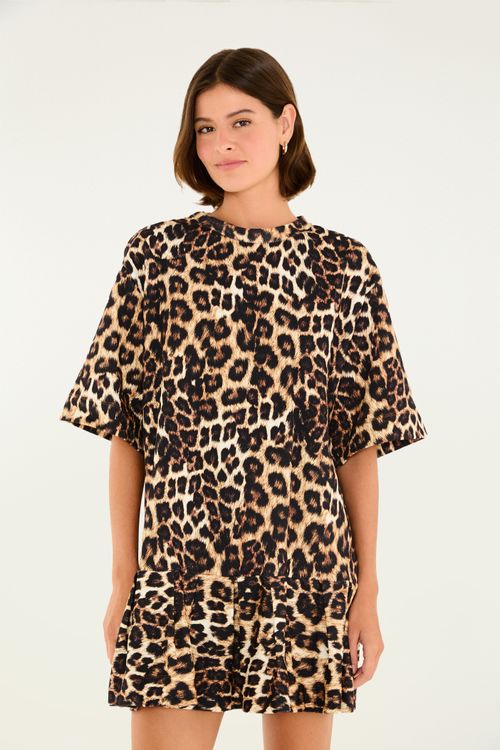 Vestido Curto Bela Onca