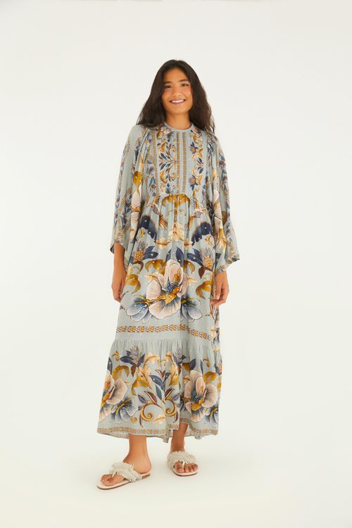 Vestido Cropped Jardim Real