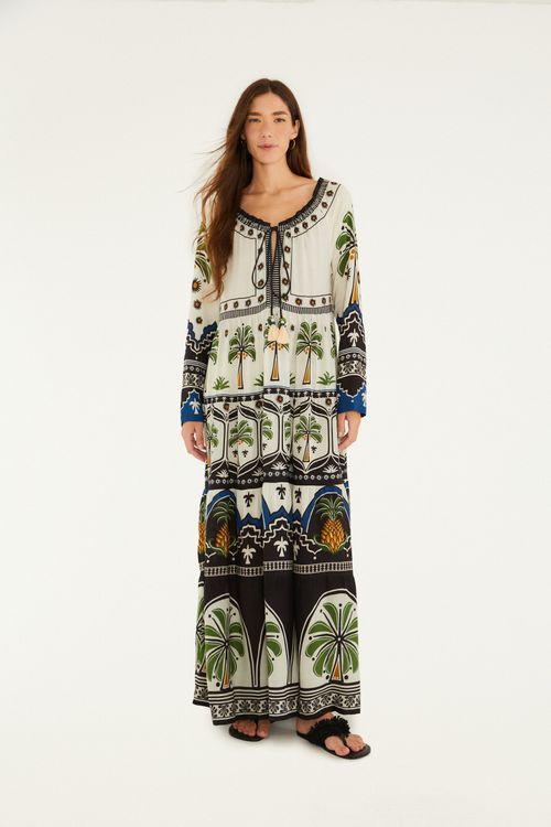 Vestido Jardín Tropical