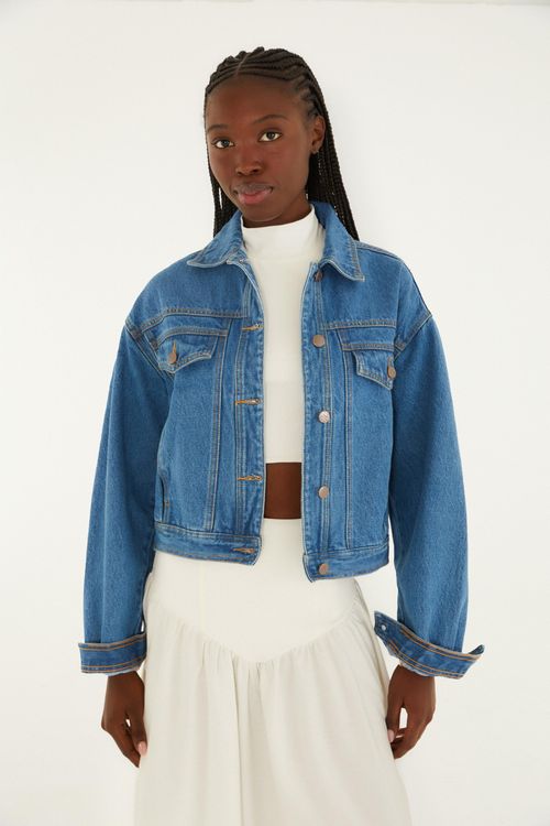 Jaqueta Cropped Mangão