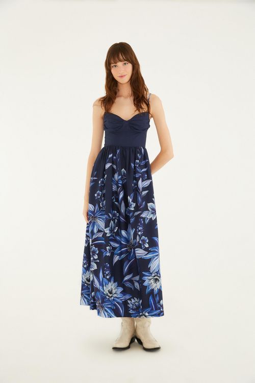 Vestido Cropped Floral Tati