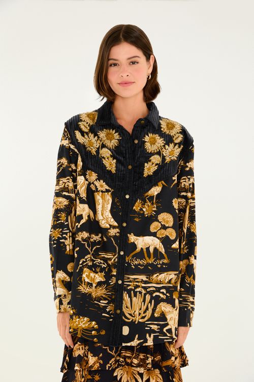 Camisa Bordada Faroeste Imp