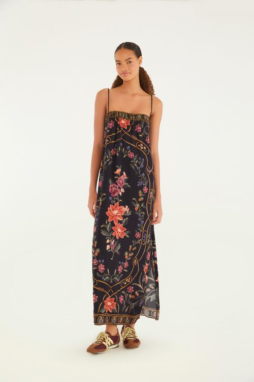 Vestido Cropped Floral Belle