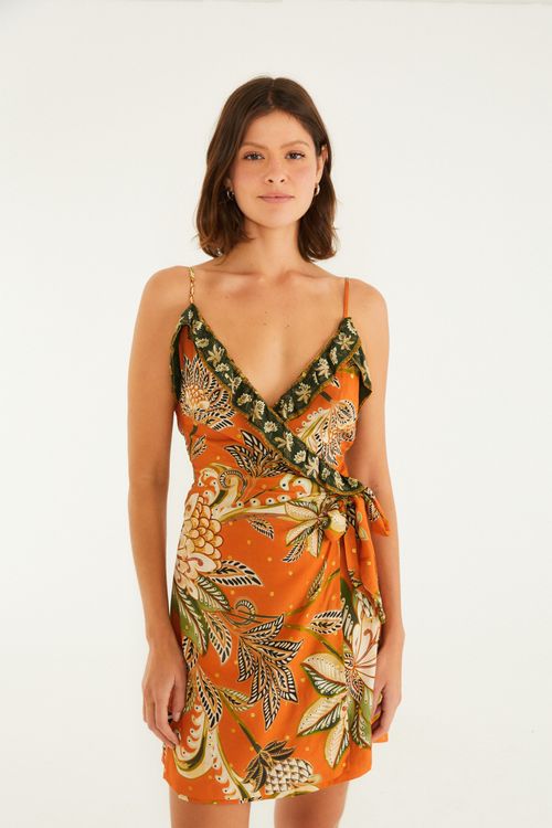 Vestido Curto Floral Delhi s