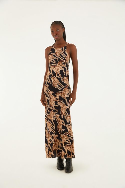 Vestido Colete Cropped Caballo De Onza
