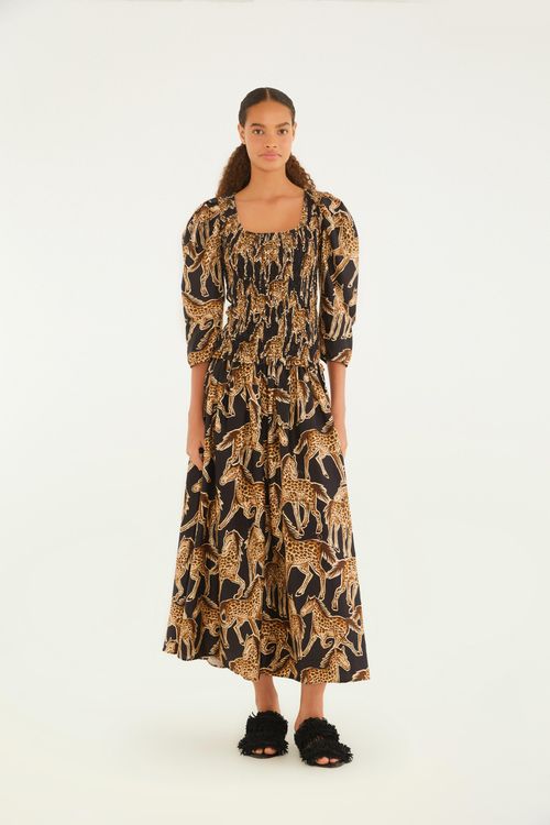 Vestido Cropped Lastex Caballo De Onza