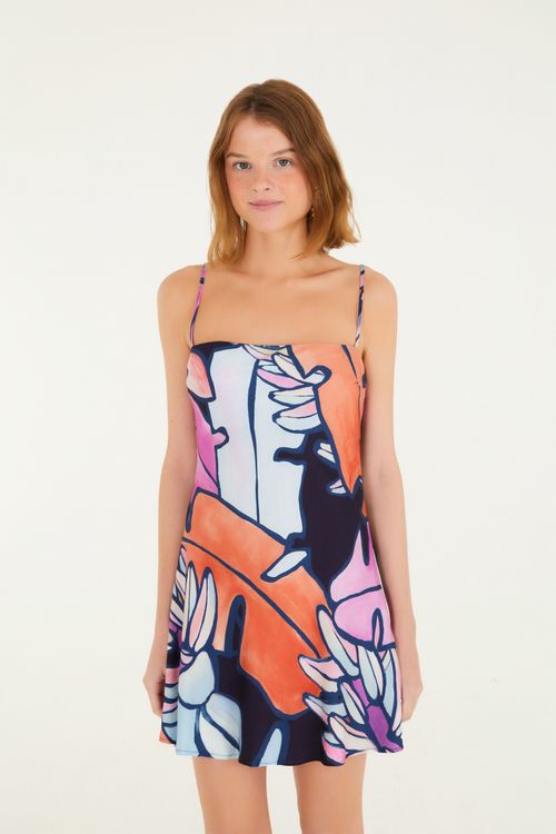Vestido Curto Banana Flora
