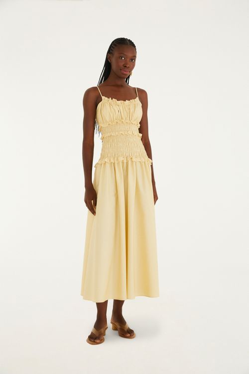 Vestido Lastex Mangas