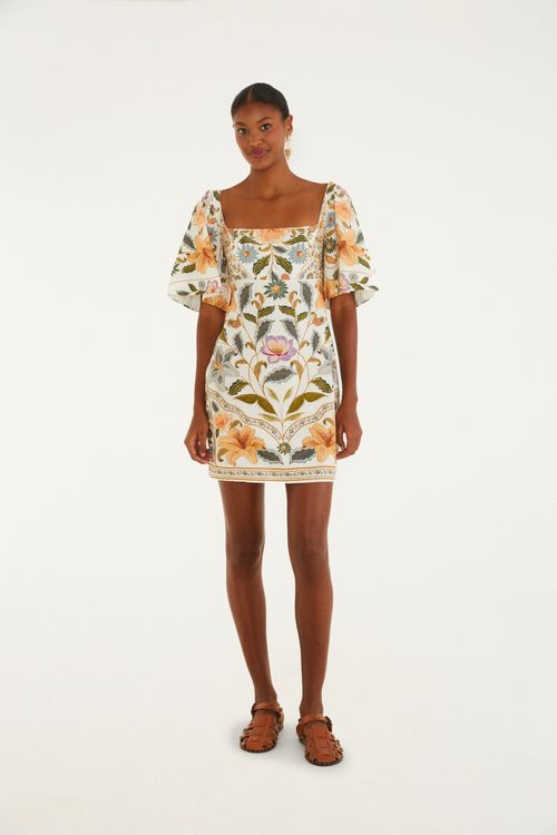 Vestido Curto Manga Marcelle