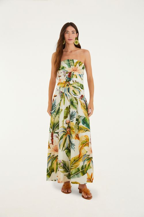 Vestido Longo Alca Tropicalia