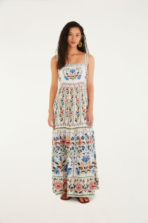 Vestido Largo Jardín Belleza