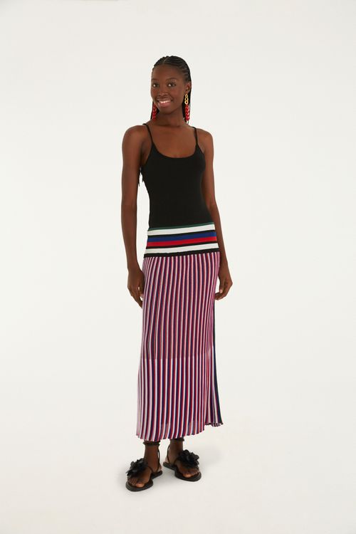 Vestido Tricot Listra Boipeba