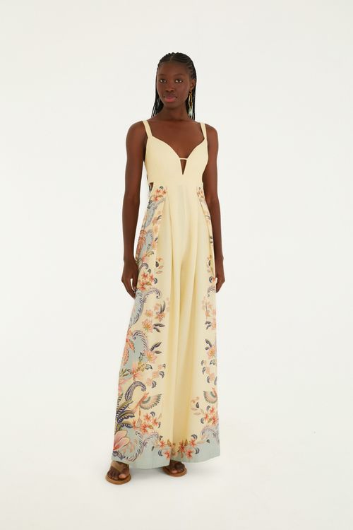 Macacao Pantalona Encanto Boho