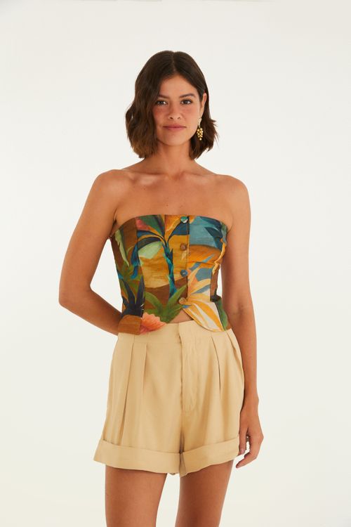 Short Alfaiataria Bolso