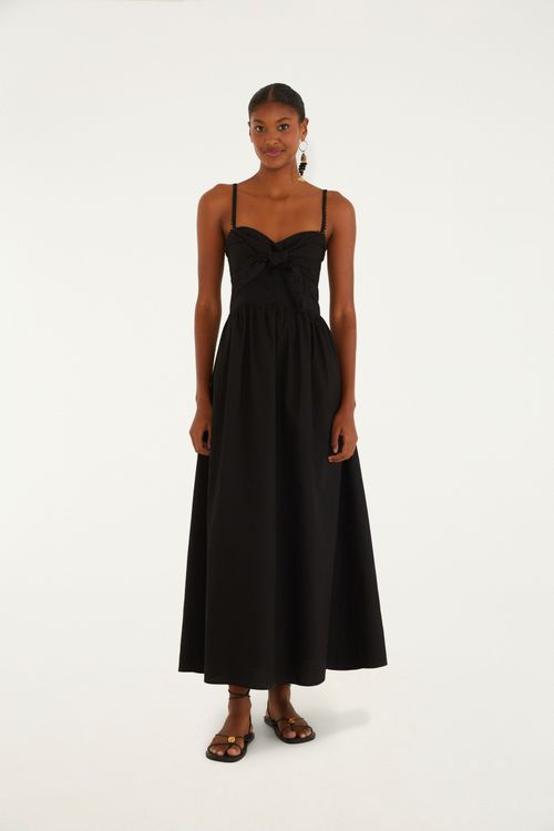 Vestido Alcinhas Amarracao Frente