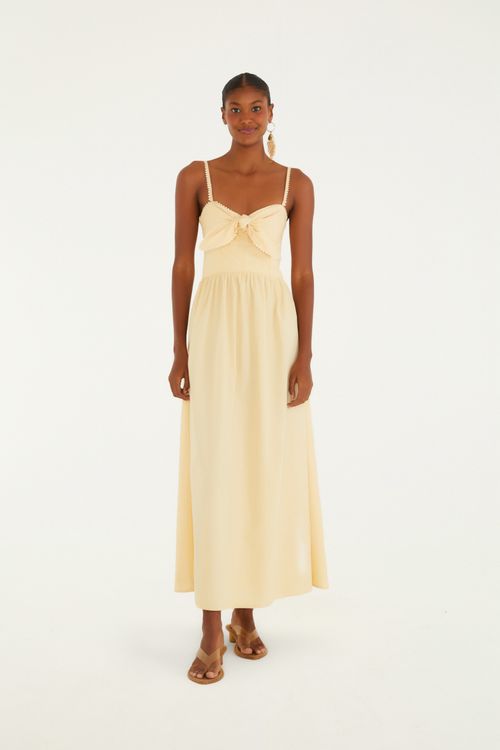 Vestido Alcinhas Amarración Frente