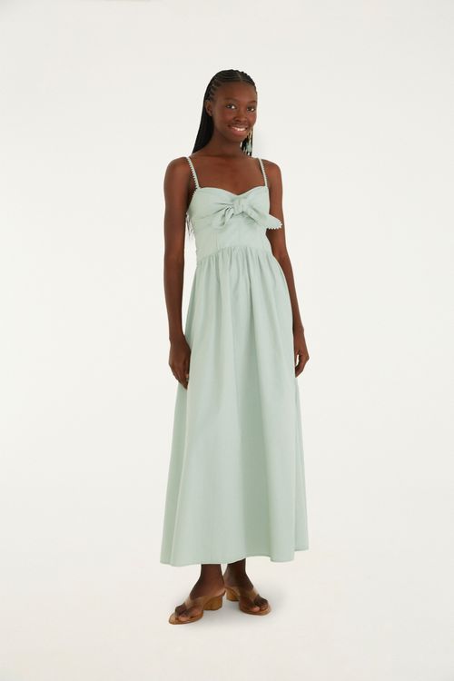 Vestido Alcinhas Amarracao Frente