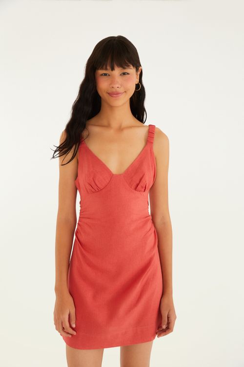 Vestido Corto Tirante