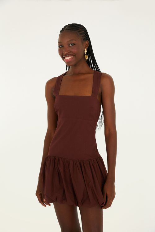 Vestido Curto Balone Alcas