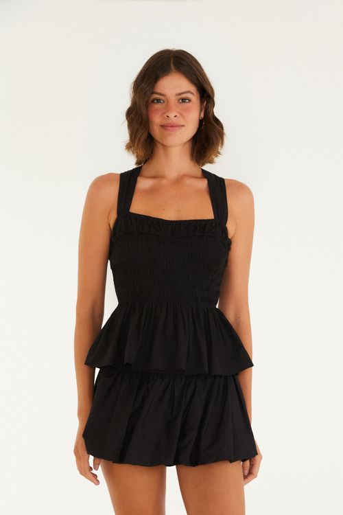 Blusa Lastex Peplum