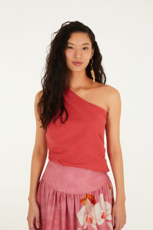 Blusa Pregas Ombro
