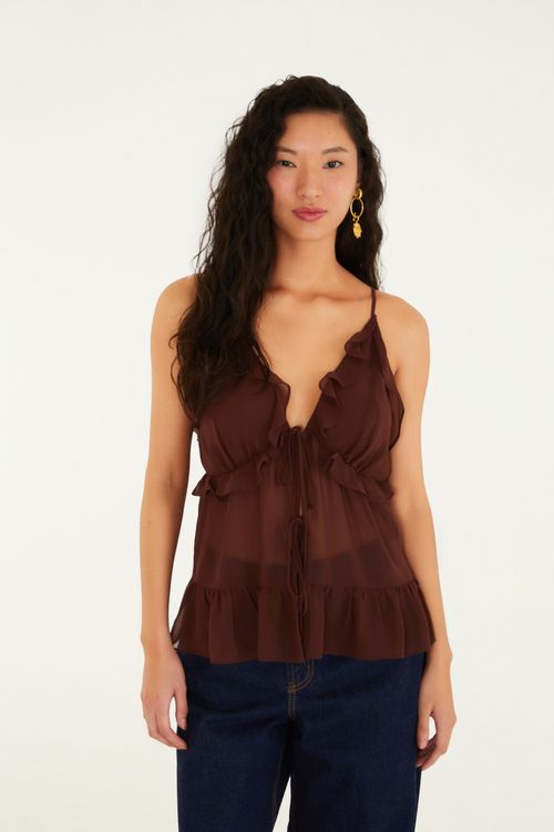 Blusa Babados Alcinhas