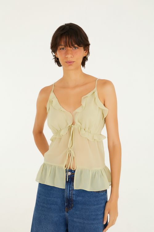 Blusa Babados Alcinhas