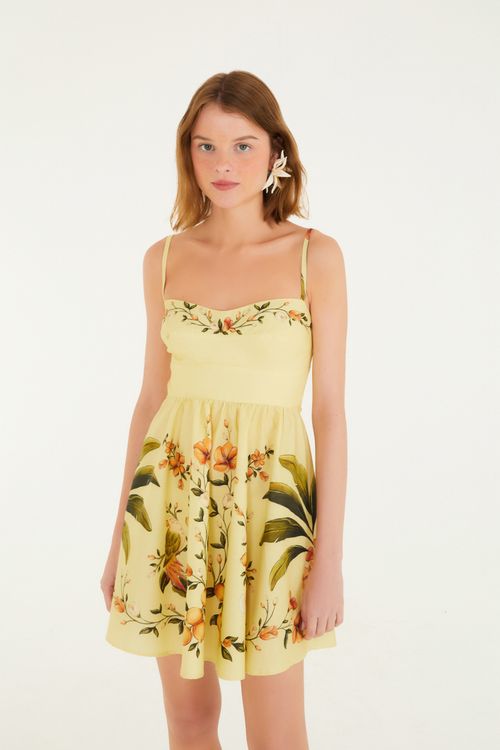 Vestido Curto Bosque Chic