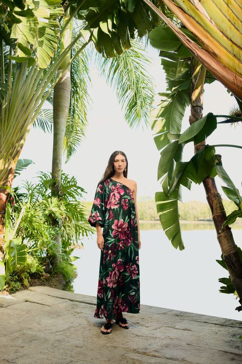 Vestido Longo Ombro So Lineia