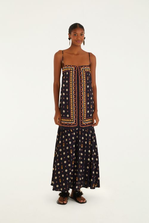 Vestido Longo Lenco Lili