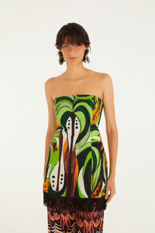 Blusa Floresta De Onda Imp