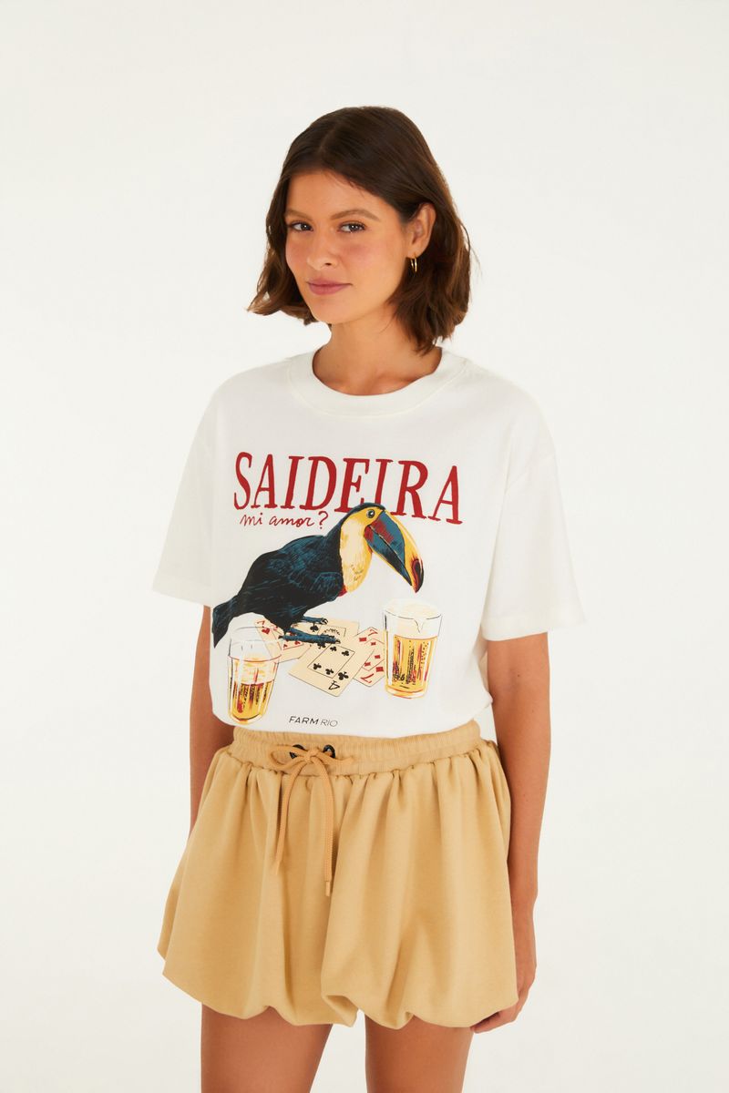 Vista trasera de la Falda Balón Sudadera, mostrando el diseño balón.