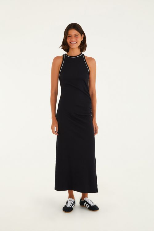 Vestido Recorte Rib