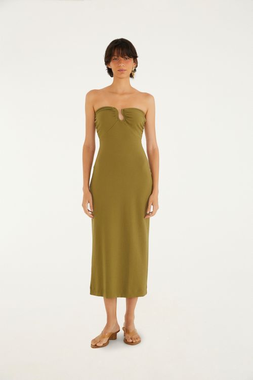 Vestido Midi Aviamento