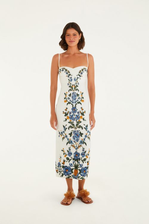 Vestido Midi Floral Penelope