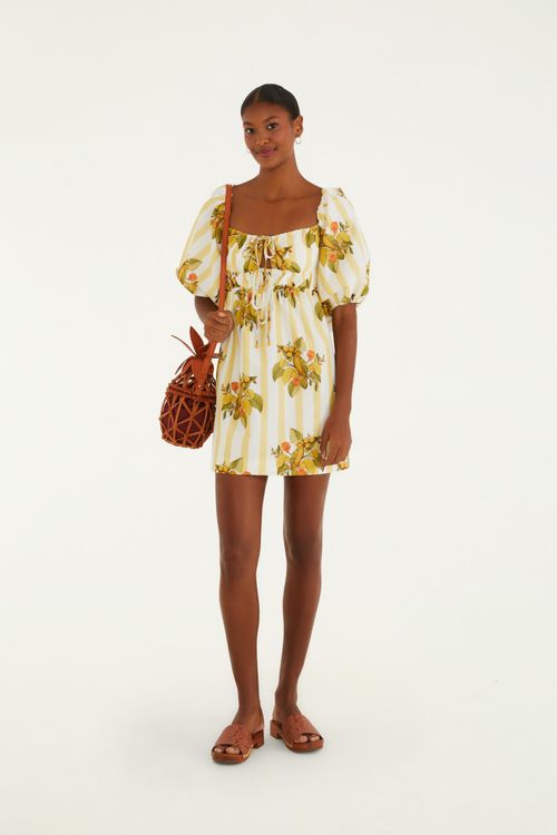 Vestido Corto Pájaro Chic