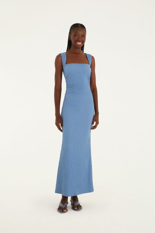 Vestido Midi Alca Torcida