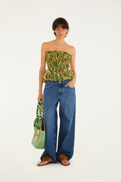 Calça Jeans Relaxed