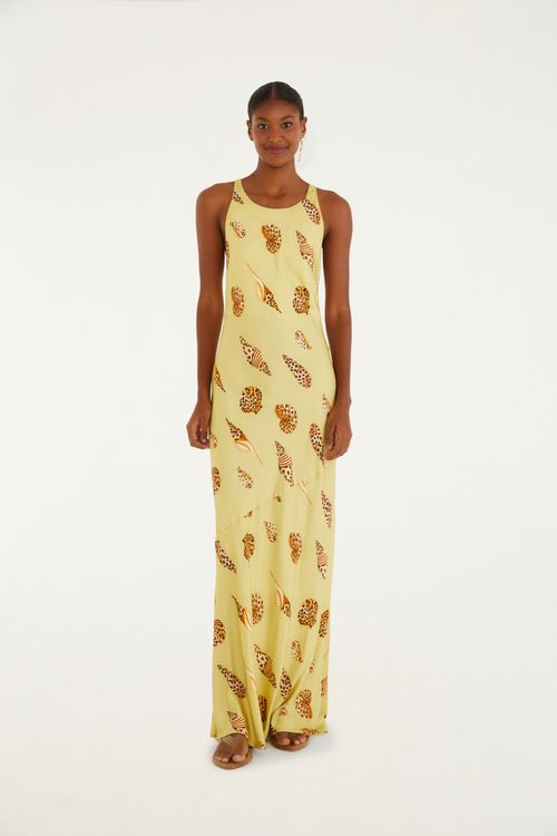 Vestido Cropped Concha Pintada